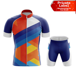 Tenue de cyclisme personnalisée à manches courtes avec logo thermocollé – Ensemble d'équipe, fournisseur de vêtements de sport à marque privée, uniforme de cyclisme vierge pour l'entraînement - Product Image 1
