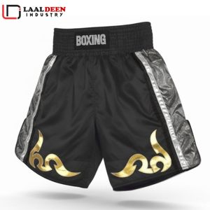 Pantalones cortos de MMA de la mejor calidad con tela suave y cintura elástica para un ajuste perfecto, logotipo sublimado de primera calidad. - Product Image 1