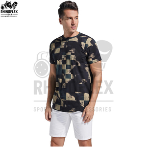 T-shirt de compression de haute qualité à manches courtes pour hommes, en stock, personnalisable, t-shirt de compression performant - Product Image 3