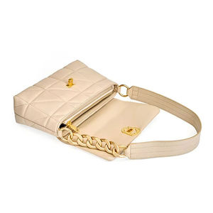 Quilted <b>Leather</b> Crossbody Bag Women Shoulder Handbag Chain Strap Flap <b>Purse</b> for Daily Travel - Product Image 2