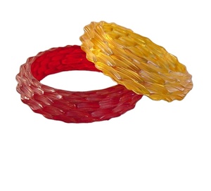 Bijoux en résine transparente bricolage faits à la main beau bracelet indien style ange conception irrégulière écologique pour le mariage des filles - Product Image 4