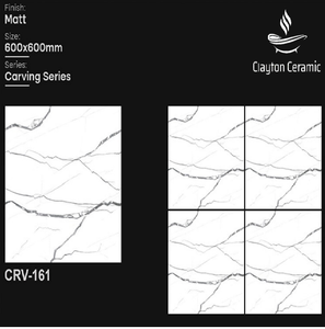 Azulejos de Porcelana Mate de Lujo Premium para Pisos de Hoteles y Escuelas, Diseño Moderno de 600x600 - Product Image 2