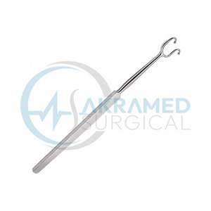 Retractor de Nariz Fomon Alar con Doble Gancho y Extremos Esféricos, Tamaño Personalizado, Acero Inoxidable, Manual, Clase I, Instrumento Quirúrgico para Rinoplastia y Otorrinolaringología, con Certificación CE - Product Image 4