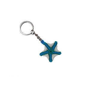 keychain customizable <b>keyring</b> embroidery strap seed beads christmas keychain festive ornament beaded accessory boho - Product Image 6