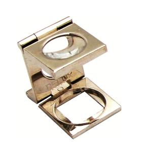 Loupe JIPSY 10X, mini loupe optique avec lentille en verre, loupe pliable à trois volets avec échelle pour textile, outil optique pour bijoux - Product Image 6