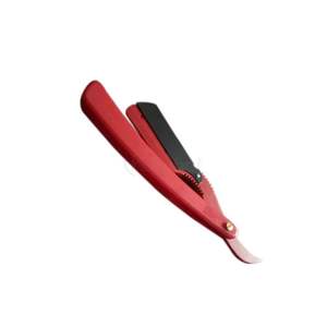 Navaja de Afeitar Profesional con Diseño de Rayas de Barbería, Navaja de Acero Inoxidable, Personalizable OEM ODM - Product Image 6