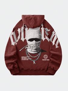 Mens <b>hoodie</b> oversized casual streetwear <b>gym</b> wear heavy weight pullover <b>hoodie</b> winter - Product Image 6