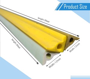 Premium Quality Eco-Friendly PVC <b>Corner</b> <b>Protector</b> Industrial Design Extruded Plastic Trim Quarter Hollow Bead Moulding - Product Image 3