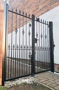 Puerta de Entrada de Hierro Forjado Premium, Puerta de Acero Personalizada para Casas, Diseño Elegante de Seguridad con Estilo - Product Image 2