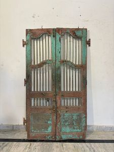 Antique Solid Wood Door Panels with Hand Carved <b>Frame</b> Eco-Friendly for Bedroom Outdoor Living Room Home Furniture - Product Image 4