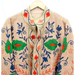 Lot en gros de vestes ethniques traditionnelles indiennes en coton TNT brodé Suzani, écologiques et respirantes, pour femmes et filles - Product Image 6