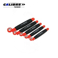 Jeu de clés à douille annulaires métriques isolées VDE haute tension TAIWAN CALIBRE 5 pièces pour boîte de sécurité, réparation automobile OEM 7-14mm, garantie 1 an
