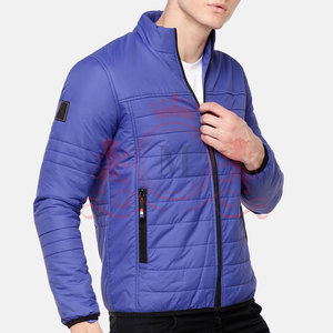 เสื้อแจ็คเก็ตกันหนาวแบบหนา สำหรับผู้ชาย คอตั้ง ผิวเรียบ ซิปหน้า - Product Image 4