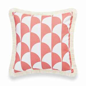 Funda de Cojín con Flecos Estampados 100% Algodón |   Funda de Almohada Decorativa Estilo Boho |   Fundas de Almohada Hechas a Mano con Borlas de Algodón al por Mayor - Product Image 4