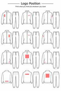 Ensemble de survêtement pour homme avec capuche et fermeture éclair, veste et pantalon de survêtement sportifs, deux pièces - Product Image 2