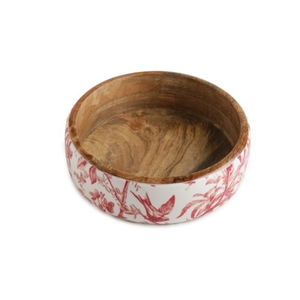 Bol à salade en bois artisanal, résistant au four, idéal pour les fruits, les collations et la présentation à table, au meilleur prix - Product Image 1