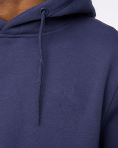 Ensemble de survêtement décontracté pour homme, bleu marine, à capuche, manches longues, couleur unie, jogging, poids moyen, 100 % coton, pour l'automne - Product Image 5