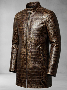 Chaqueta Bomber de Cuero Vacuno y Lona para Hombre, Diseño Moderno, Personalizable, Impermeable y Cortavientos - Product Image 2