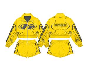 Conjunto de 2 Piezas TAHAD 2026, Chaqueta Corta de Nailon y Poliéster Personalizada, Ligera, Holgada, con Cierre, Transpirable, para Verano - Product Image 2