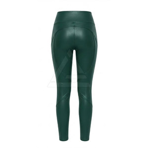 Leggings en cuir élégants pour femmes, pantalons skinny extensibles à taille haute pour tenues de mode, fêtes, voyages et usage quotidien - Product Image 2