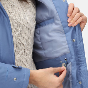Chaqueta Parka Acolchada para Mujer, Abrigo Cálido con Capucha para Invierno, Resistente al Agua, Ropa Exterior de Moda, Proveedor Mayorista, Repelente al Agua - Product Image 4