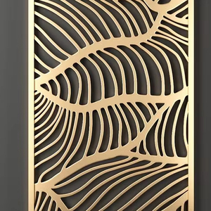 Panel Decorativo de Privacidad de Metal Cortado con Láser CNC Personalizado para Cercas de Jardín, Balcones y Separadores de Habitaciones - Product Image 1