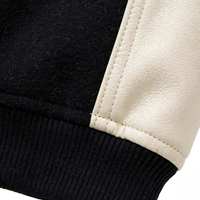 Veste universitaire surdimensionnée personnalisée avec patch en chenille, veste de style Letterman brodée, marque privée, streetwear, fabricant en gros