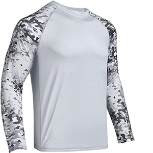 Custom Men Fishing <b>Shirt</b> Long Sleeve Hooded UV Protection Performance Jersey with Neck Gaiter - Product Image 2