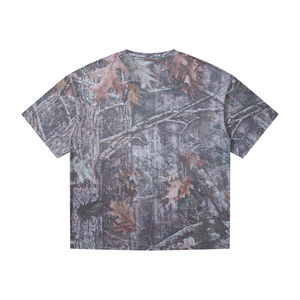Camisa de hombre con estampado de jungla, bordada, informal, con botones, estilo safari tropical, de algodón, manga corta, estilo streetwear. - Product Image 5