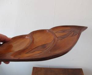 Plateau à collations en bois moderne, fait main, décoratif, avec poignée, pour bar à café, table à manger et décoration intérieure - Product Image 4