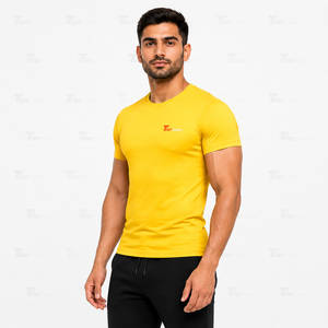 <b>Mens</b> Premium Short Sleeve <b>Compression</b> Shirts Cycling Fitness Stretch Performance Jersey Crew Neck Athletic Training <b>Top</b> - Product Image 2