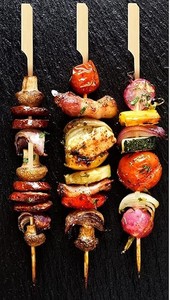 Bamboo Skewers Paddle Picks Eco Friendly Wooden <b>Toothpicks</b> for Appetizers Cocktails BBQ Sandwiches Party Snacks - Product Image 2
