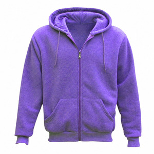 Best Wholesale Price Regular Fit Men Zipper Hoodie 100% Cotton Plain Dyed High Quality <b>Zip</b>-<b>Up</b> Streetwear Hip Hop Hot Sale - Product Image 1