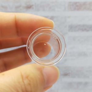 Vase miniature en verre à large ouverture, artisanat pour la décoration de la maison - Product Image 3