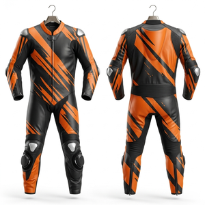 Traje de Motociclismo de Cuero con Certificación CE, Blindado, Resistente al Viento, Impermeable y Transpirable, Unisex, Verano/Invierno, Personalizado OEM ODM - Product Image 1