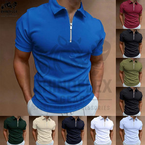 Wholesale Windproof Breathable Half <b>ZIP</b> Stand Collar Long Sleeve High Fitness T-shirts For Men Football Shirts Sporty - Product Image 2