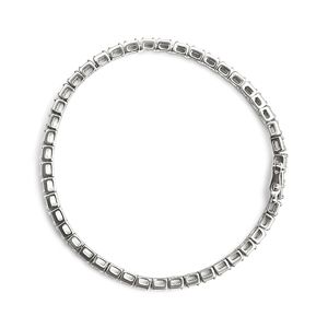 Bracciale a catena sottile in argento sterling 925 con diamanti da 7,25 pollici 1/10 carati totali, colore I-J e purezza I2-I3 - Product Image 3