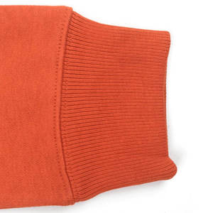 Men's <b>Orange</b> Hooded <b>Fleece</b> Sweatshirt Regular Fit Casual Pullover With Pocket Autumn Wear - Product Image 6