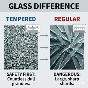 TMG-G364-2 Modern <b>Small</b> Tempered Glass Home Furniture <b>Storage</b> Display <b>Cabinet</b> for Living Rooms Hotels & Supermarkets - Product Image 3