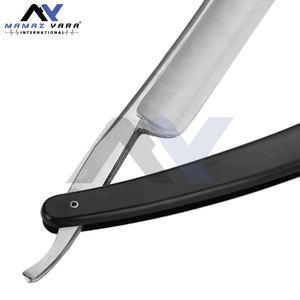 Navaja de Afeitar Clásica con Logotipo OEM para Hombre, Navaja de Barbero Plegable de Alta Calidad, Afilada para Afeitar la Barba, Recortar las Cejas y el Vello Facial - Product Image 3