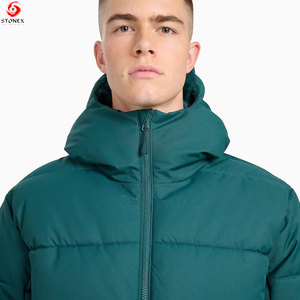 <b>Men's</b> Performance Eco-Friendly Quick Dry Hooded Padded <b>Jacket</b> Breathable Insulated Winter Coat Hiking <b>Running</b> Outdoor Training - Product Image 5