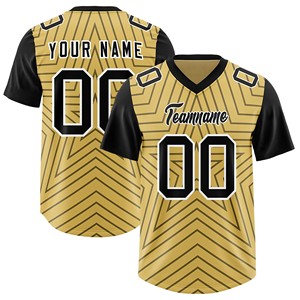 Professional American Football Jersey Moisture Wicking Fabric Full Sublimation Custom Team Name Number OEM Supplier - Product Image 3