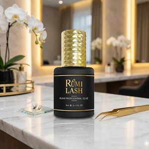 [RUMILASH] RUMI Professional Eyelash Extension <b>Adhesive</b> for Efficiency with 1 to 2 Seconds Fast <b>Lash</b> Glue - Product Image 1
