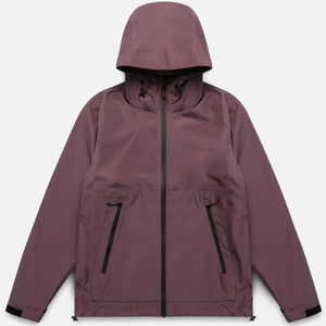 Veste imperméable à capuche pour femme, manches longues, fermeture éclair, couleur unie, style utilitaire, vêtements d'extérieur pour l'automne - Product Image 6