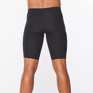 กางเกงขาสั้นผู้ชายโพลีเอสเตอร์คุณภาพดีสำหรับฤดูร้อน OME สำหรับออกกำลังกายและสวมใส่ลำลอง สีพื้น พร้อมปักโลโก้ตามสั่ง - Product Image 5