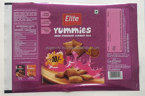Sachets d'emballage alimentaire de qualité standard, couleur personnalisée, qualité alimentaire, scellage central, prix de gros auprès d'un fabricant indien - Product Image 4