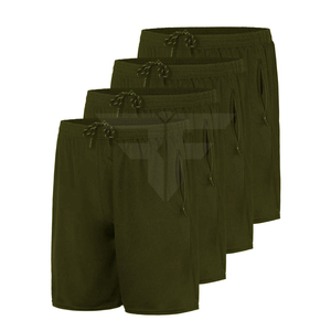 Pantalones Cortos de Algodón Sólido para Hombre, Ecológicos, de Secado Rápido, Estilo Urbano, Cómodos, Casuales, Holgados, para Ejercicio, con Bajo sin Rematar, Se Aceptan Personalizaciones - Product Image 1