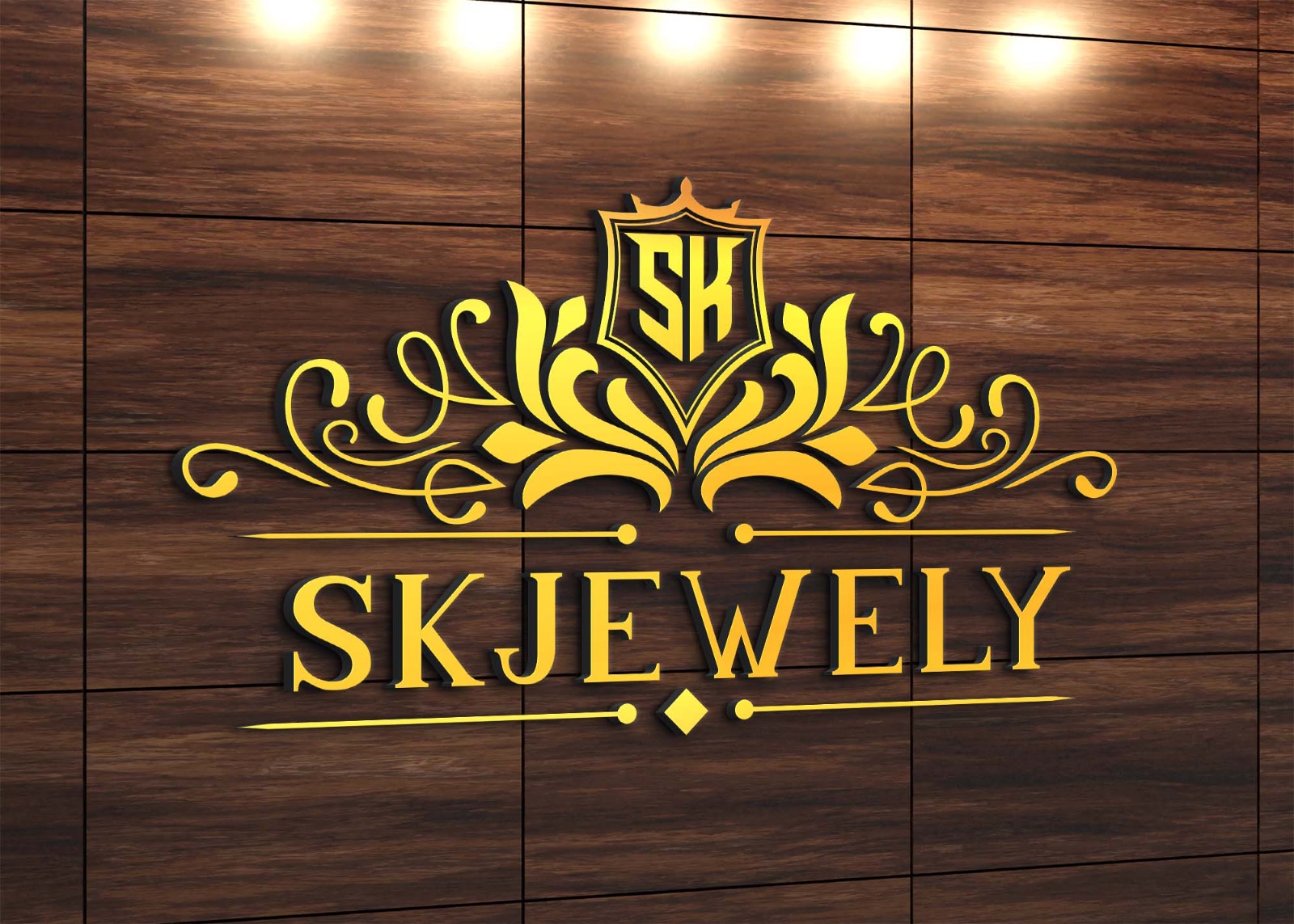SK JEWELY logo