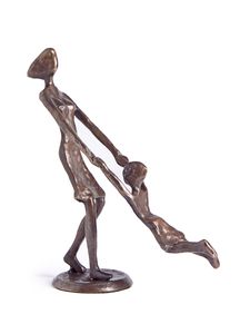 Sculpture en aluminium argenté de qualité supérieure, idéale pour une décoration intérieure élégante, au prix de gros - Product Image 6