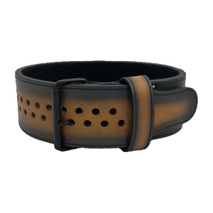 Ceinture de musculation avec boucle à levier, ceintures réglables en cuir de vachette de 13 mm d'épaisseur, ceintures à levier pour la musculation en salle de sport - Product Image 2